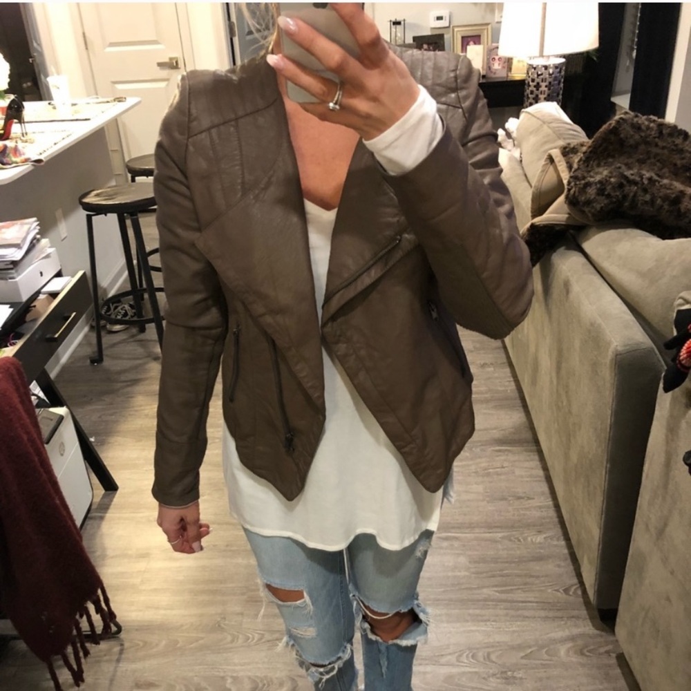 Thread & Supply Faux Leather Jacket